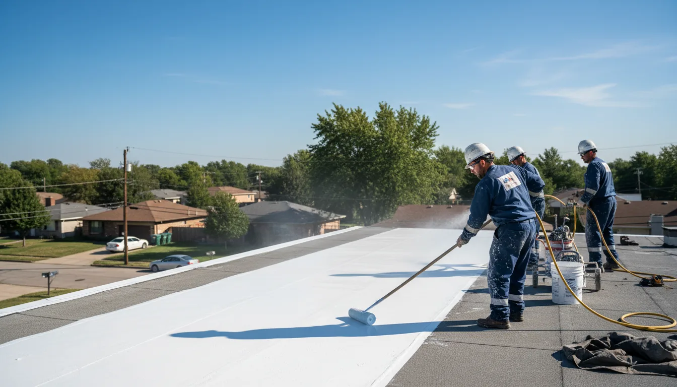 Commercial roof coating in Saint Paul, KS near me